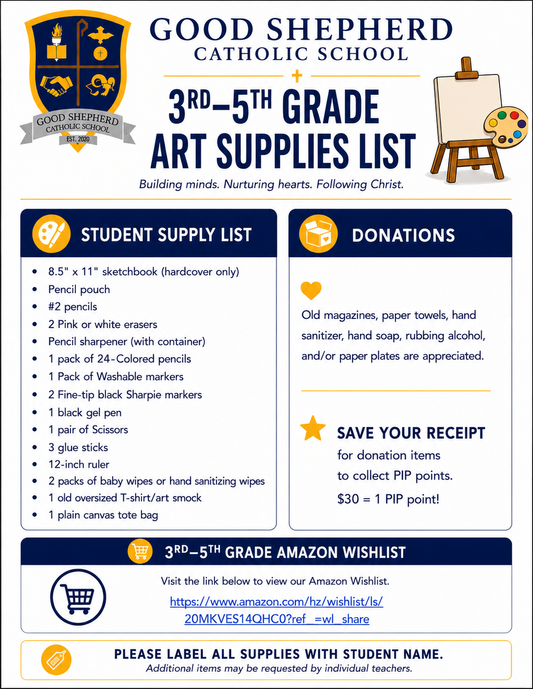 GSCS - 4th Grade Supply List